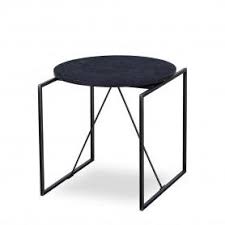 Georgina Side Table Black Marble Thomas Bina Resource Decor 0701305 Black Marble Side Tables Black Side Table Marble Side Tables