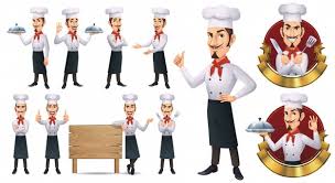 Chef outline restaurant element cook menu symbol funny icon cooking character cartoon vector people food vector cover occupation profession male uniform job man person icons chef outline free vector we have about (9,803 files) free vector in ai, eps, cdr, svg vector illustration graphic art design format. Premium Vector Cartoon Chef Mascot
