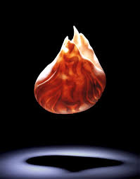 Eternal Light Carved From Rare Orange Alabaster This Ner Tamid Hangs Over The Ark In The Synagogue In Sedona Arizona Jewish Art Temple Logo Sculpture
