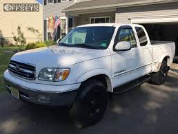 Has anyone ran the eibach pro truck kit? Wheel Offset 2001 Toyota Tundra Nearly Flush Stock Custom Offsets