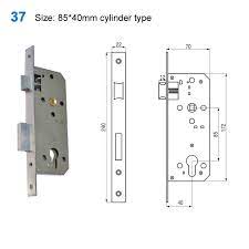 exterior door lock security lock mechanism yale lock portal zamki 37 size 85 40mm cylinder type yale locks security locks cylinder lock