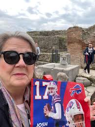 Buffalo Bills Fan Experiences Pompeii with Josh Allen