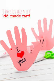 Watch her video tutorial which demonstrates just how easy it is to make these fabulous watercolor birthday cards for pennies. I Love You This Much Kid Made Card With Video Sugar Spice And Glitter