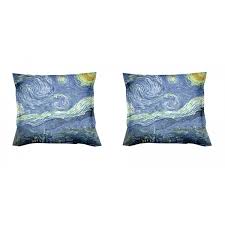 25,00 € risparmio 5% prezzo 23,75 € 23.75. Fodere Cuscini Notte Stellata Van Gogh Biancheria D Arredo Per La Casa