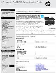 Use the links on this page to download the latest version of hp laserjet professional m1217nfw mfp drivers. Hp Laserjet Pro M1217nfw Multifunction Printer Manualzz