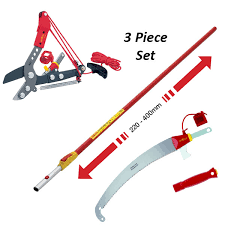 Wolf Garten Multi Star 370pro Saw Rc Vm Adjustable Anvil Tree Lopper And Zmv4 Telescopic Handle