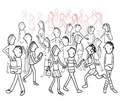If you like easy pics to draw, you might love these ideas. How To Draw A Crowd Of People In 3 Steps Craftsy