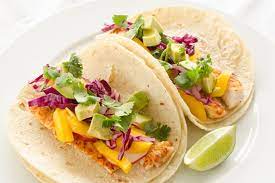 When fish is just about done marinating, fit the griddler® deluxe with the grill plates and preheat both plates to 400˚f. Chili Dusted Fish Tacos With Pickled Red Cabbage Mango Avocado You Plate It Dinnertime Meal Kits Made With Love In Perth