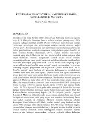Oleh itu, konsep kesepaduan sosial diutarakan untuk menjelaskan fenomena yang berlaku di malaysia. Pdf Pendekatan Wasatiyyah Dalam Interaksi Sosial Saudara Baru Di Malaysia
