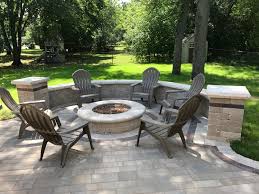 Fire pit portable for garden, collapsible fire pit for camping, diy firepit. Landscaping Design Elmhurst Custom Brick Patio With Fire Pit