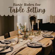 While a few of th. How To Set A Dining Table Dengarden