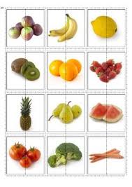 Matching Halves Fruits Vegetables Fruits And Vegetables Fruits And Veggies Vegetables