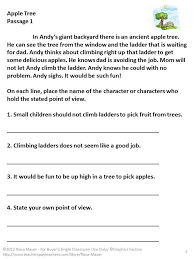 Point Of View Is The Focus Of These Printables The Goal Of This Packet Is To Help Students Practice Determini Reading Lessons Reading Passages Authors Purpose