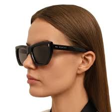 NEW GUCCI GG1520S 001 CAT EYE BLACK GREY WOMEN SUNGLASSES GUCCI