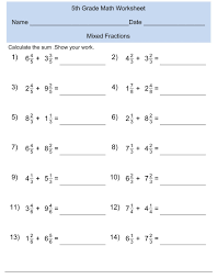 Mixed Fractions Addition 5th Grade Math Worksheets K5 Worksheets Grade 5 Math Worksheets Math Fractions Worksheets Fractions Worksheets