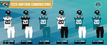 The jacksonville jaguars are a professional american football team located in jacksonville, florida. Jaguars Uniform Tracker On Twitter Through 9 Games Of The 2020 Season The Jacksonville Jaguars Have Worn 6 Of The Possible 9 Jersey Pant Combos The Teal Jerseys Have Been Worn For Their Allotted 3 Games So Black Tops From Here On Out At Home