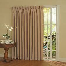 Single panel pleated patio sliding door curtains. Solarshield Patio Door Thermal Room Darkening Window Curtain Panel Single Bed Bath Beyond