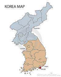 Today, it is politically divided into north korea and south korea. Map Of North And South Korea