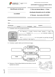 pagina1 direcao regional de educacao do norte agrupamento de escolas emidio garcia codigo 151816 aluno estudo do meio escola hoje livros de historias infantis