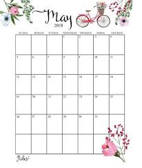 Cute May 2019 Calendar Calendar 2019 Printable Free Printable Calendar Monthly Calendar Printable