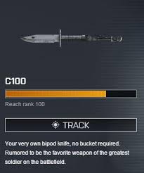 To unlock more of a given type of weapon—assault rifles, carbines, shotguns, designated marksman rifles, personal defense weapons, handguns, . Battlefield Bulletin Ar Twitter In Order To Unlock The Bipod Knife C100 You Need To Reach Rank 100 Via Reddit Http T Co Mx9yl7dpas Bf4 Http T Co 87b6lmvtr0 Twitter