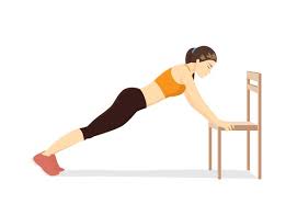 Chair Plank Variations