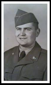 Roy Mitchell Colvin leaves for Korea as his mother, Lizzie Colvin, watches  him leave.