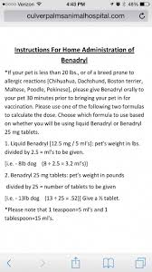 Benadryl For Dogs Per Petmd Com The Standard Dosage For Oral Benadryl Is 1 Mg Per Pound Of Bo Benadryl For Dogs Dosage Benadryl For Cats Benedryl For Dogs