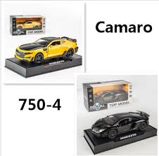 Car Model Alaroy Camaro Diecast Us Version 1 32 Black Yellow Small Gift Camaro Models Car Model Diecast Models