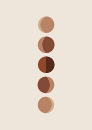 Try to use no more than two colors for optimum effect or overlay alternate tones to create visual harmony. Moon Phase Earth Tone Terracotta Print Boho Mid Century A5 A4 A3 A2 Wallpaper Earth Earth Tones Minimalist Wallpaper