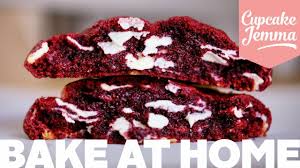 Red Velvet New York Cookie Recipe Cupcake Jemma Youtube Cookie Recipes New York Cookies Cupcake Jemma