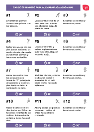 Os traemos una recopilación de tablas de ejercicios para adelgazar, que incluya ejercicios muy efectivos para perder peso en poco tiempo. Ejercicio Para Perder Peso Rutina Cardio Diaria De 30 Min De Patry Jordan