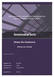 Dieses deckbatt kann auch noch bunt ausgemalt werden. Das Deckblatt Einer Seminararbeit