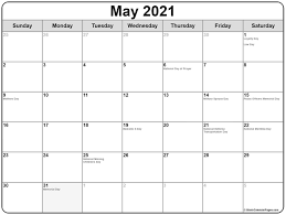 Us Calendar Holidays 2021 In 2020 Holiday Calendar National Holiday Calendar Free Printable Calendar Templates