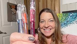 Amazon.com: Pentel Sparkle Pop Metallic Gel Pen, (1.0mm) Bold Line,  Assorted Colors, Pack of 8 (K91BP8M) : Office Products