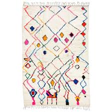 Erleben sie 100% reine schurwolle in faszinierender form. Teppich Azilal Yemasten 170x290 Cm Weiss Mehrfarbig Handgefertigt Wolle Marokko