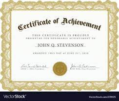 Choose from professional, classy or fun diploma certificate templates and customize within minutes. Vector Heavy Border Certificate Download A Free Preview Or High Graduation Certificate Template Free Certificate Templates Certificate Of Achievement Template
