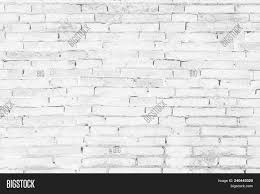 White vintage circles wall mural. White Brick Wall Art Image Photo Free Trial Bigstock