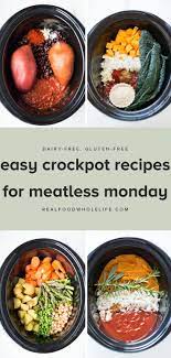 14 Vegetarian Slow Cooker Recipes Real Food Whole Life Recipe Easy Vegetarian Crockpot Recipes Vegetarian Crockpot Recipes Vegetarian Slow Cooker Recipes