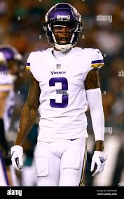 Minnesota Vikings cornerback Cameron Dantzler Sr. (3) in action against the  Philadelphia Eagles during an NFL