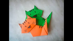 Kagittan Cok Kolay Kedi Cat Yapimi Origami 40 Okul Oncesi Icin Video 5 Youtube
