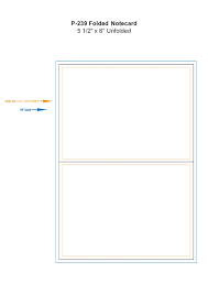 These free templates will allow you to design folded cards with the correct bleed and margin setup. 39 Simple Note Card Templates Designs á… Templatelab
