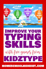 Type as fast as possible to prevent the column of rising words from reaching the top. Improve Your Speed With Typing Games Homeschool Hideout