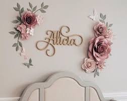 Paper flowers, giant flowers diy paper flowers: Paper Flowers Wall Decor Blush Nursery Wall Decor Paper Etsy Paper Flower Wall Decor Paper Flower Decor Paper Flower Wall