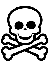 Just coloring free printable halloween skeleton coloring. Parentune Free Printable Danger Skeleton Coloring Picture Assignment Sheets Pictures For Child