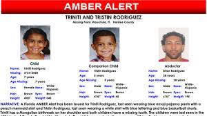 Make the world safer for kids. Florida Amber Alert For Missing Boy Girl Canceled