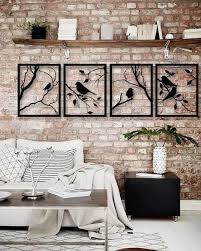 Collection by weekendwalls • last updated 3 days ago. Tree Branches With Lovely Birds 4 Pieces Metal Wall Art Rustic Wall Decor Christmas Gifts Living Room Home Decor New Home Gifts In 2021 Wall Decor Crafts Rustic Wall Decor Rustic Walls