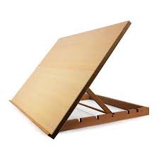 Beechwood Drawing Table In 2020 Drawing Table Portable Drafting Table Wood Drafting Table