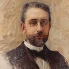 Paul Chabas, Portrait de Daniel Lesueur (Jeanne Loiseau, 1860-1921,...