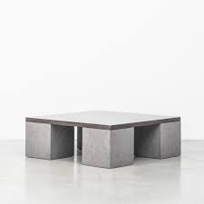 Set (round coffee table & round end table) $1,448.00. Faye Toogood Lava Stone Coffee Table Beton Brut